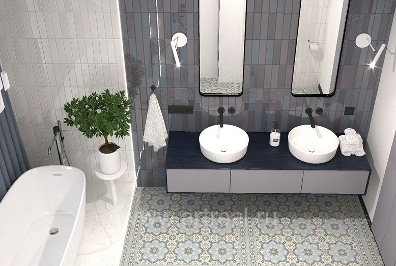 Revoir Paris Bel Histoire Керамогранит Revoir Paris Bel Histoire в интерьере