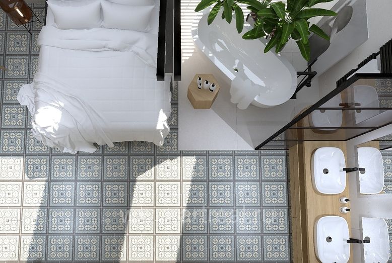 Revoir Paris Bel Histoire Керамогранит Revoir Paris Bel Histoire в интерьере