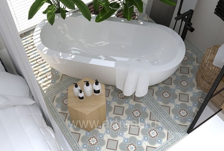 Revoir Paris Bel Histoire Керамогранит Revoir Paris Bel Histoire в интерьере