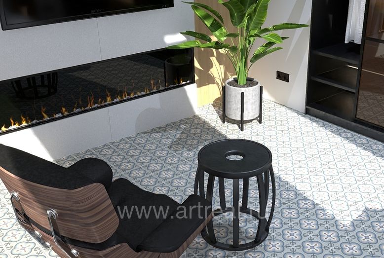 Revoir Paris Bel Histoire Керамогранит Revoir Paris Bel Histoire в интерьере