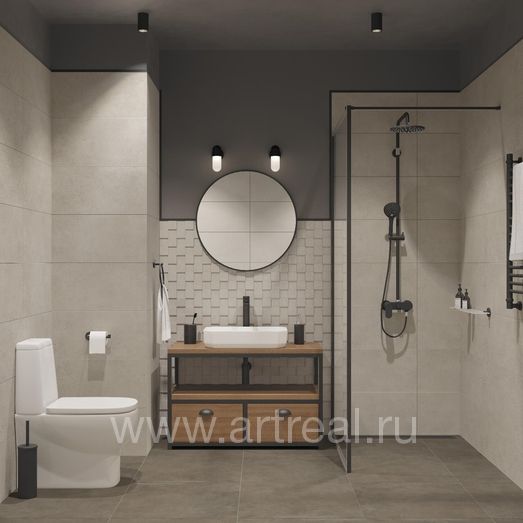 Керамогранит Kerranova The Bronx в интерьере