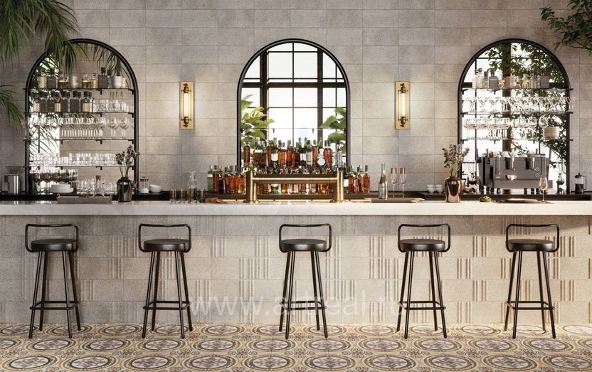 Керамогранит Peronda FS Barna в интерьере