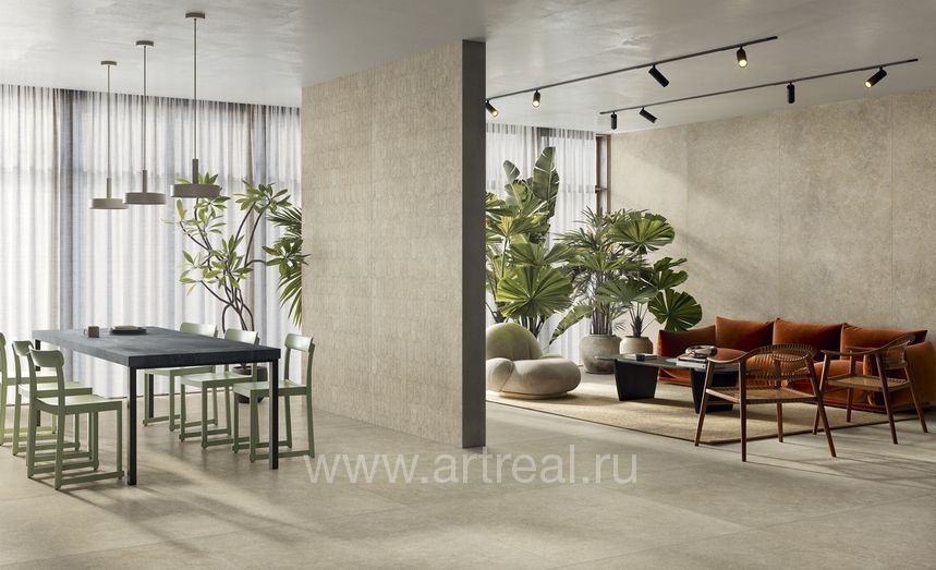 Керамогранит Fondovalle Background в интерьере