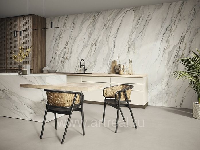 Керамогранит Ape Ceramica Arabescato в интерьере