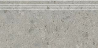 Kerama Marazzi Чеппо ди Гре фронтальная ступень Ступень Чеппо Ди Гре Серый Матовый Обрезной 30*60*9