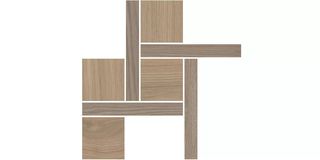 Kerama Marazzi Альберони керамогранит Декор Альберони 2 Коричневый Светлый Матовый Обрезной 27.5*27.5*9