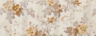 Novabell Visconti бордюр Listello Fiore Beige 25*9.5