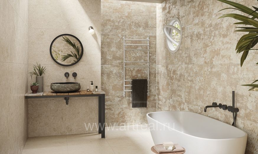 Naxos Mockup Керамогранит Naxos Mockup в интерьере