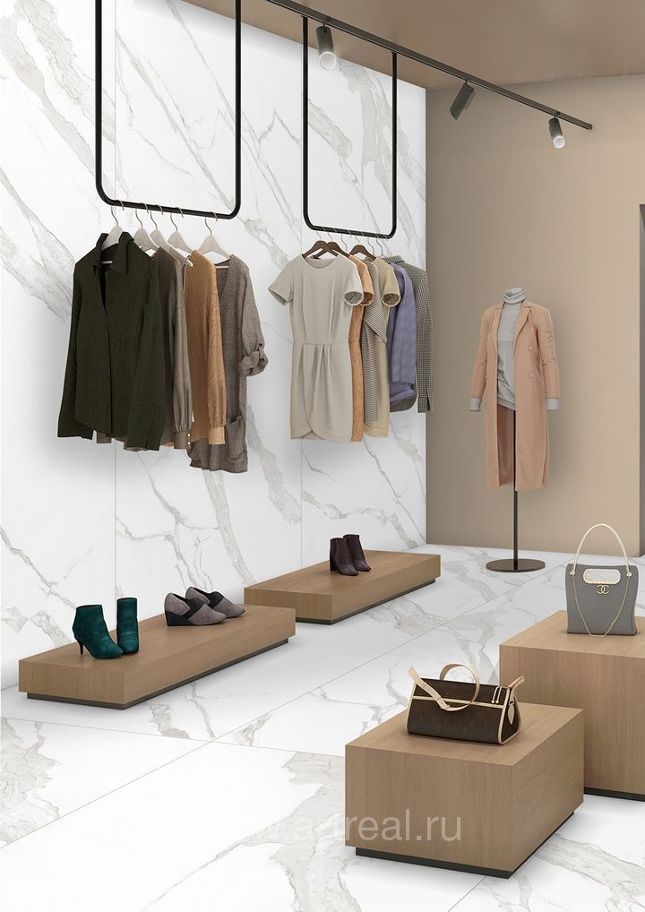 Керамогранит StaroSlabs Soft Satin в интерьере