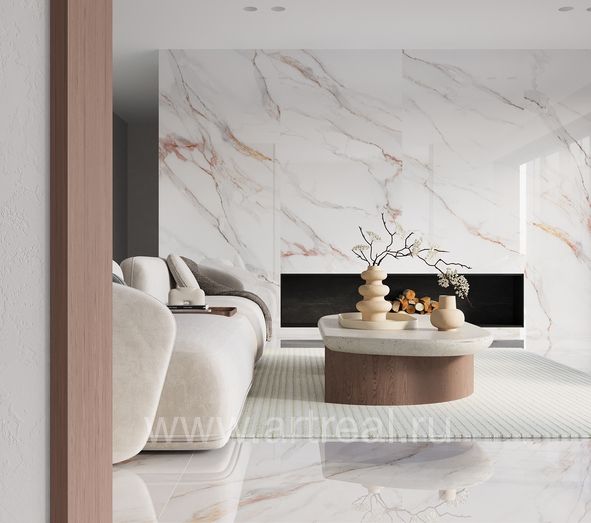 Керамогранит StaroSlabs Polished в интерьере