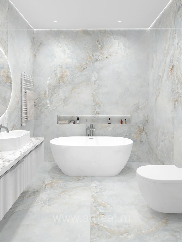 Керамогранит StaroSlabs Polished в интерьере