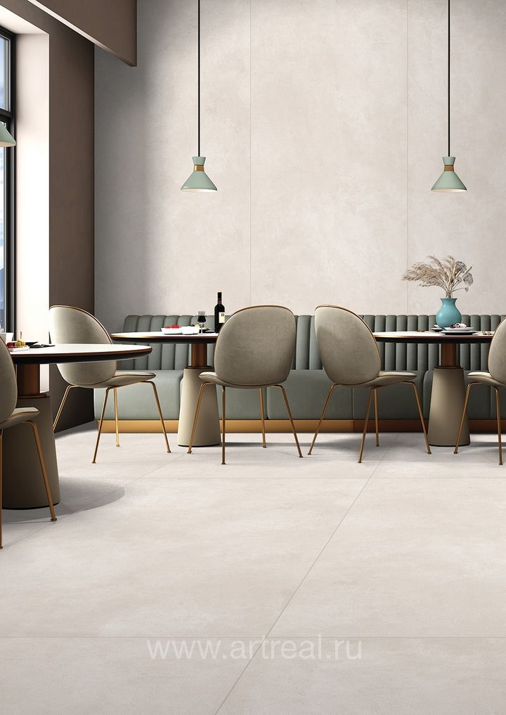 Керамогранит StaroSlabs 120х120 в интерьере