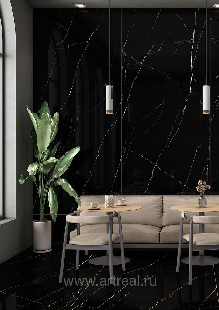 Керамогранит StaroSlabs 120х120 в интерьере