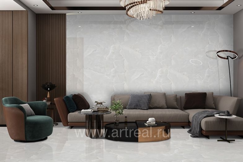 Керамогранит Gresant Rose Onyx в интерьере