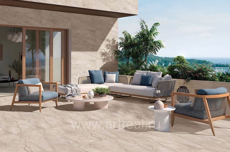 Керамогранит Gresant Nivea Natural в интерьере