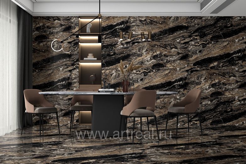 Gresant Inari Dark Керамогранит Gresant Inari Dark в интерьере