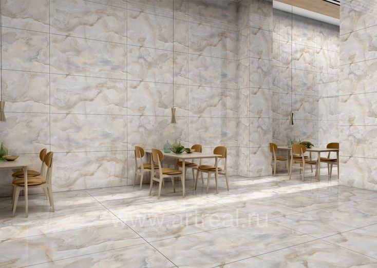 Керамогранит Gresant Hexa White в интерьере