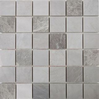 Chakmaks Mosaic Anatolian Stone мозаика Ice Nordic Grey 31.8*31.8