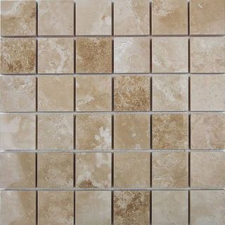 Chakmaks Mosaic Anatolian Stone мозаика Walnut 31.8*31.8