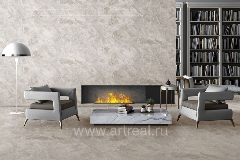 Керамогранит Gresant Coralstone Gris в интерьере