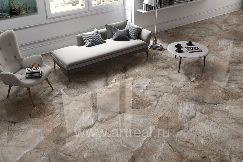 Керамогранит Gresant Canelo Brown в интерьере