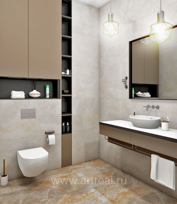 Керамогранит Gresant CA-087/088 в интерьере