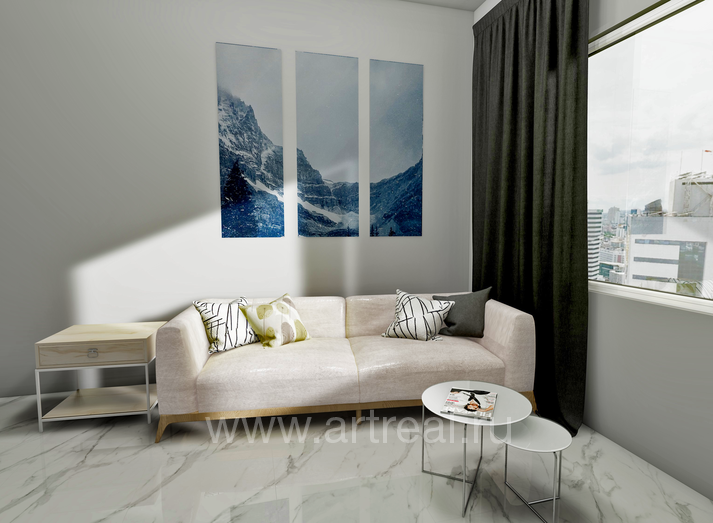 Керамогранит Gresant CA-054 в интерьере