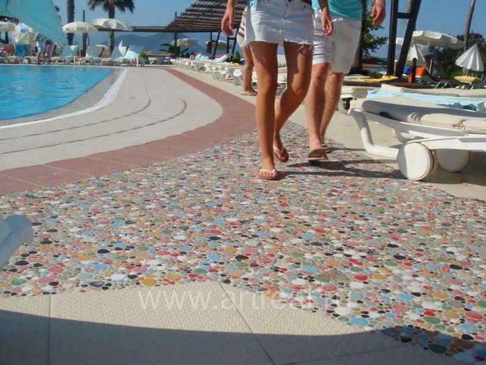 Chakmaks Mosaic Pebble Мозаика Chakmaks Mosaic Pebble в интерьере