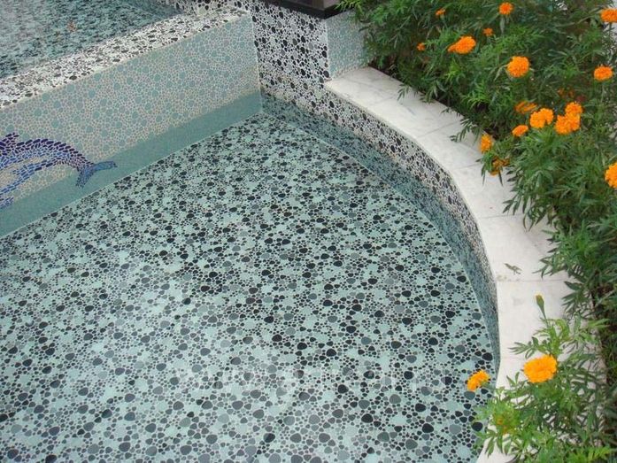 Chakmaks Mosaic Pebble Мозаика Chakmaks Mosaic Pebble в интерьере