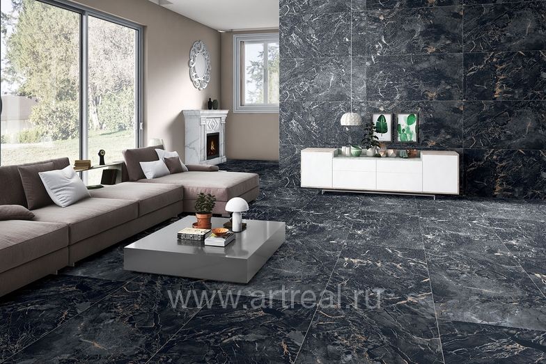 Керамогранит Gresant Black Forest в интерьере