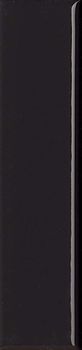 41zero42 Italic настенная плитка Plain Nero Lux 5*20*8
