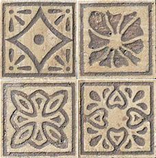 Italon Casali d'Italia декор Травертин Белый Микс 4 5*5