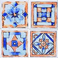 Italon Casali d'Italia декор Майолика Микс 4 5*5