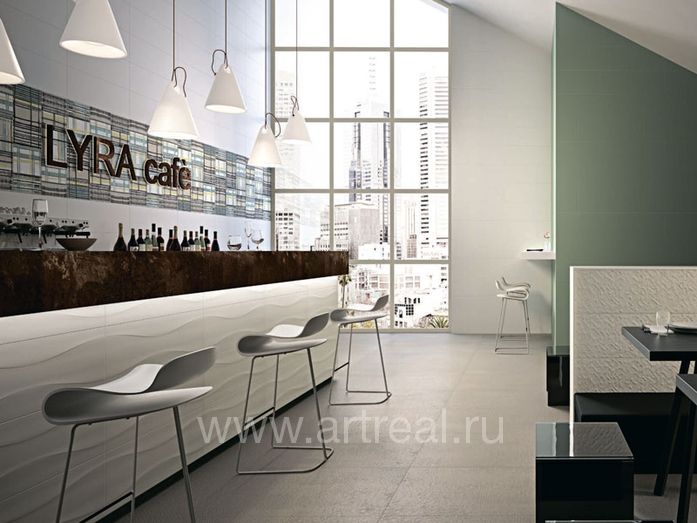 Плитка Lyra в интерьере.