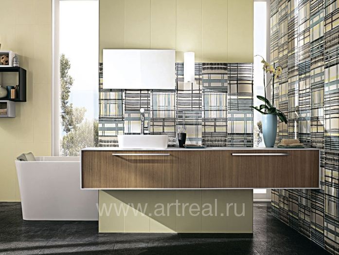 Плитка Lyra в интерьере.