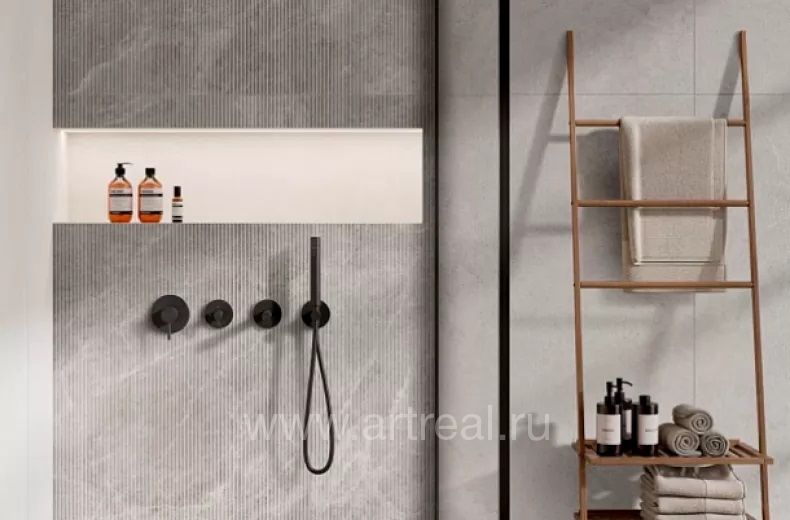 Vitra Rigato Керамогранит Vitra Rigato в интерьере