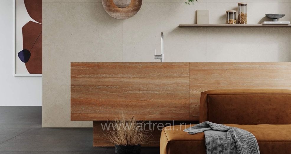 Vitra StoneSystem Керамогранит Vitra StoneSystem в интерьере