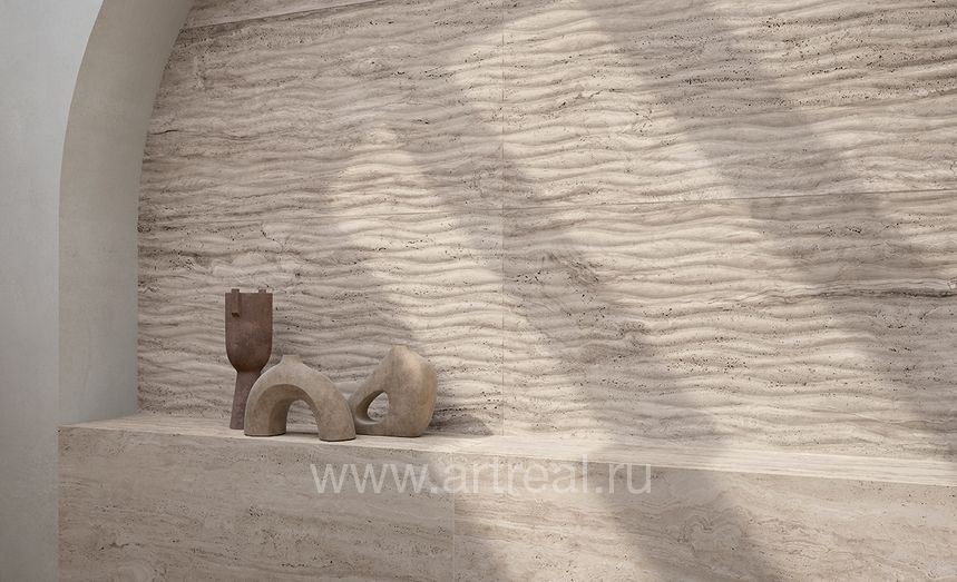 Fondovalle Royal Travertino Керамогранит Fondovalle Royal Travertino в интерьере