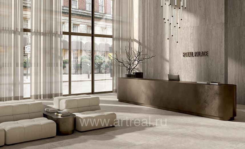 Fondovalle Royal Travertino Керамогранит Fondovalle Royal Travertino в интерьере
