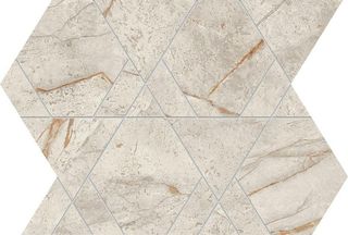 Мозаика White Everest Mosaico Triangle Lapp. 28.9*33.4