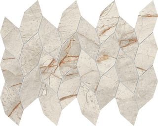 Мозаика White Everest Mosaico Twist Lapp. 27.6*35