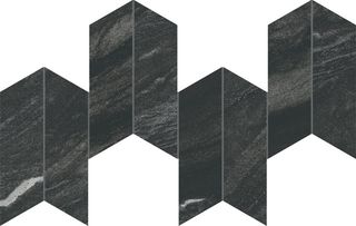 Мозаика Black Tempest Mosaico Chevron Velvet 46.3*17.5