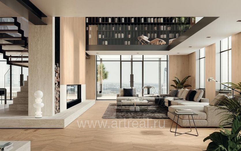 Atlas Concorde Italy Log Керамогранит Atlas Concorde Italy Log в интерьере