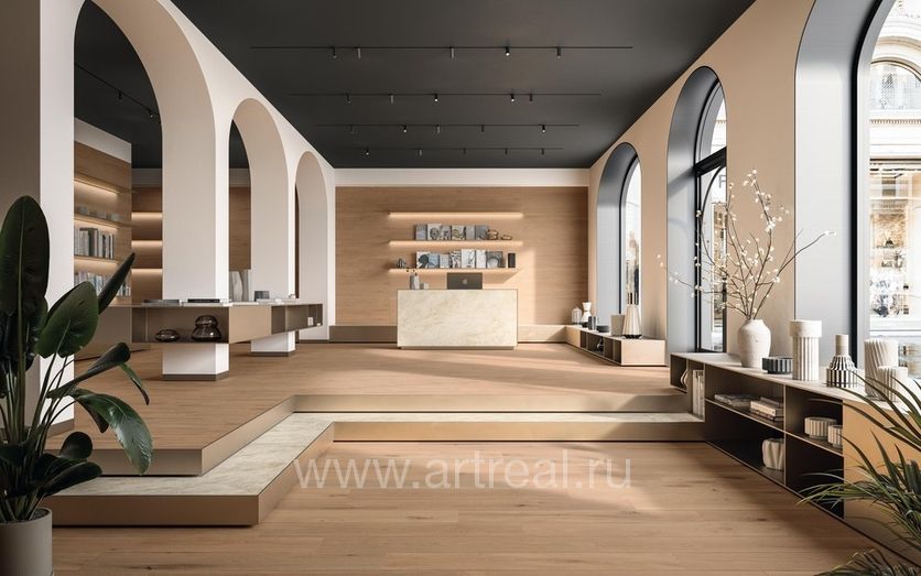 Atlas Concorde Italy Log Керамогранит Atlas Concorde Italy Log в интерьере