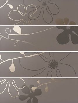 Cerim Bloom декор Dec. Fiori Bloom Brown Mix 4 16*48.15