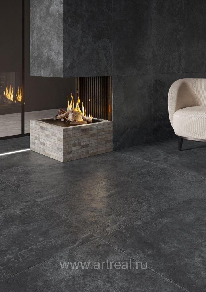 Monocibec Pietra Castello Керамогранит Monocibec Pietra Castello в интерьере
