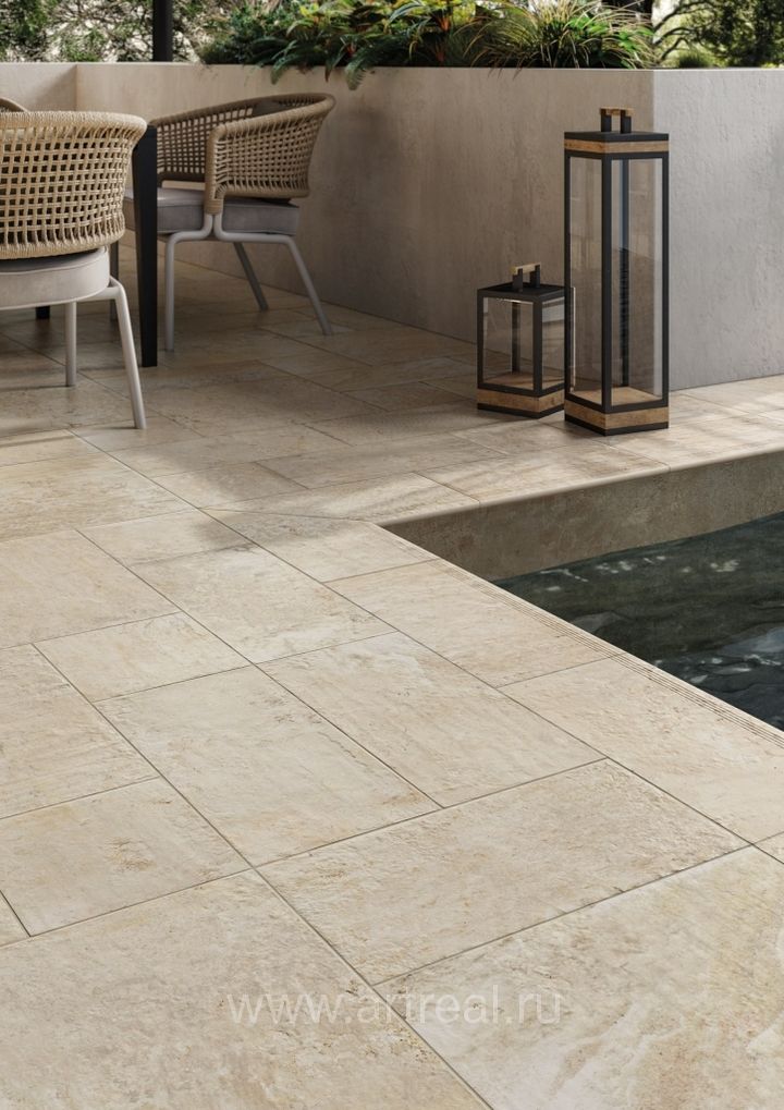 Monocibec Pietra Castello Керамогранит Monocibec Pietra Castello в интерьере