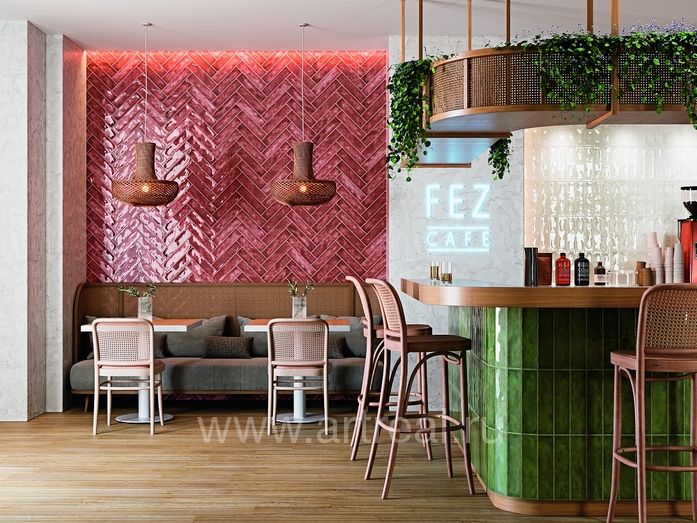 Керамическая плитка Vilar Albaro Fez в интерьере