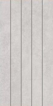 Kerama Marazzi Догана настенная плитка Декор Чипсет Догана Серый Светлый Матовый Обрезной 40*80*10