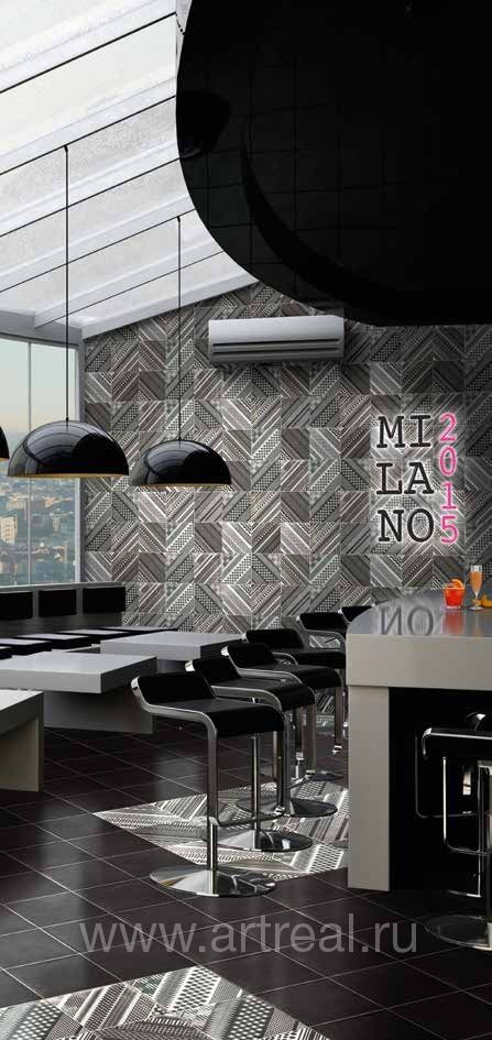 Керамическая плитка из серии Cir & Serenissima Roma-Milano в интерьере кафе